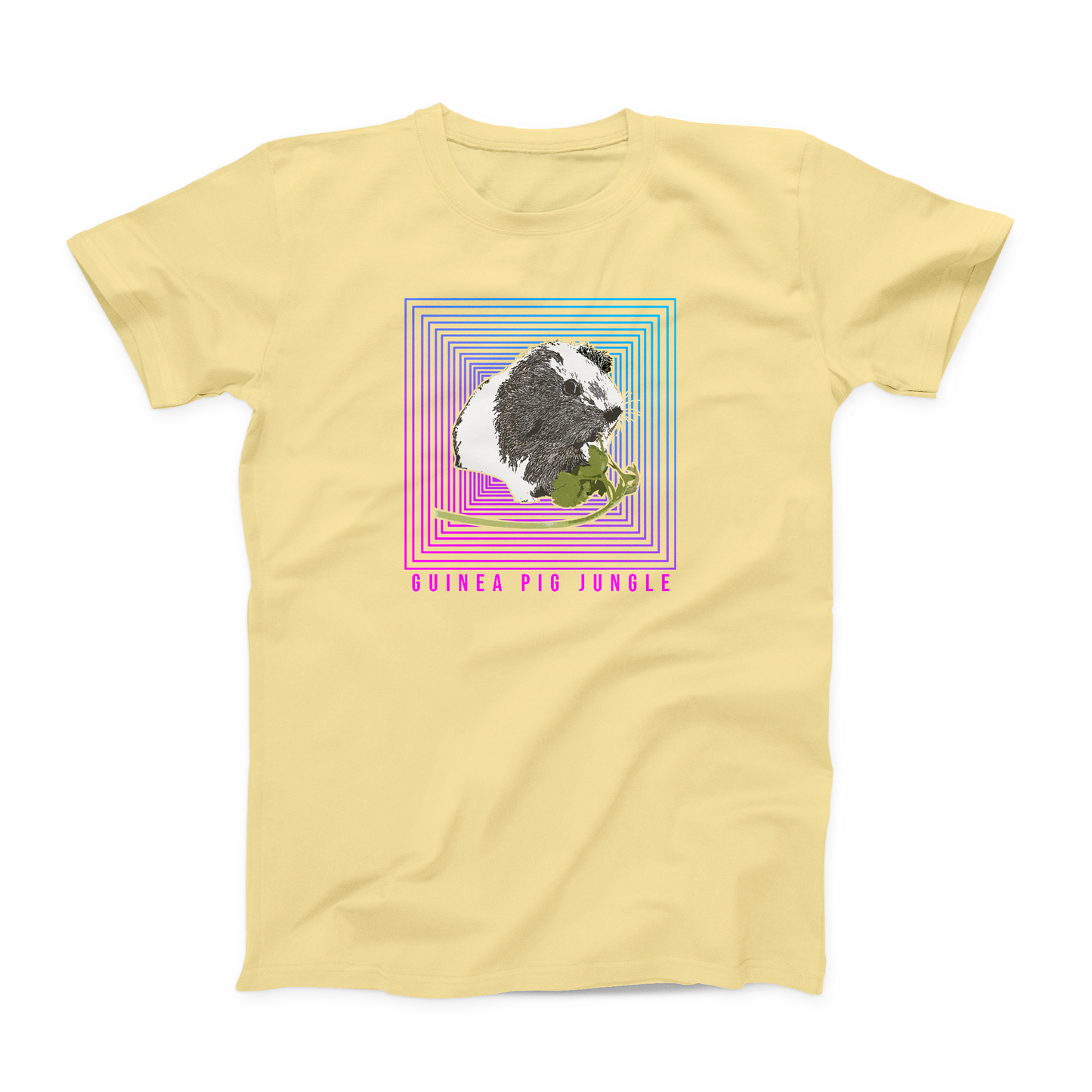 Henry Pickles Adult T-Shirt : Guinea Pig Jungle Shirt: Unisex