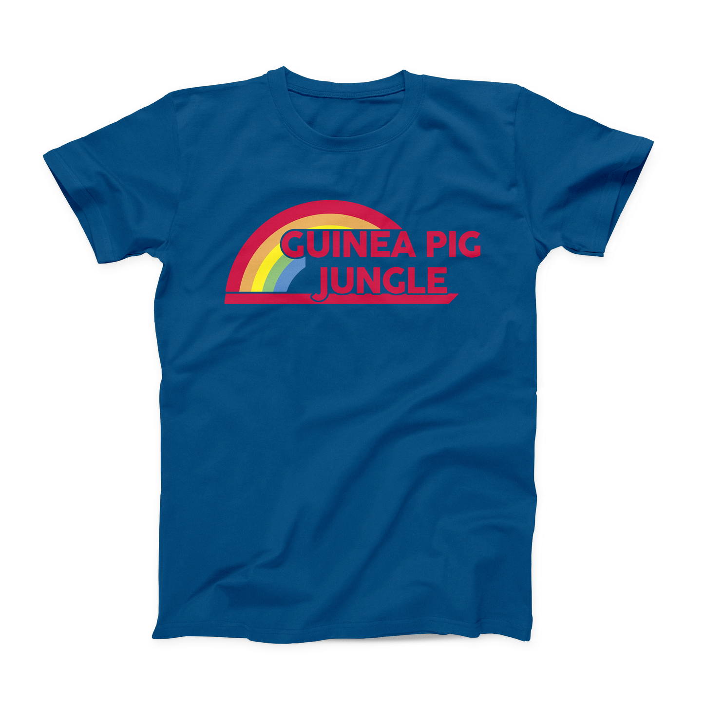 Guinea Pig Rainbow Adult T-Shirt : Guinea Pig Jungle Shirt: Unisex