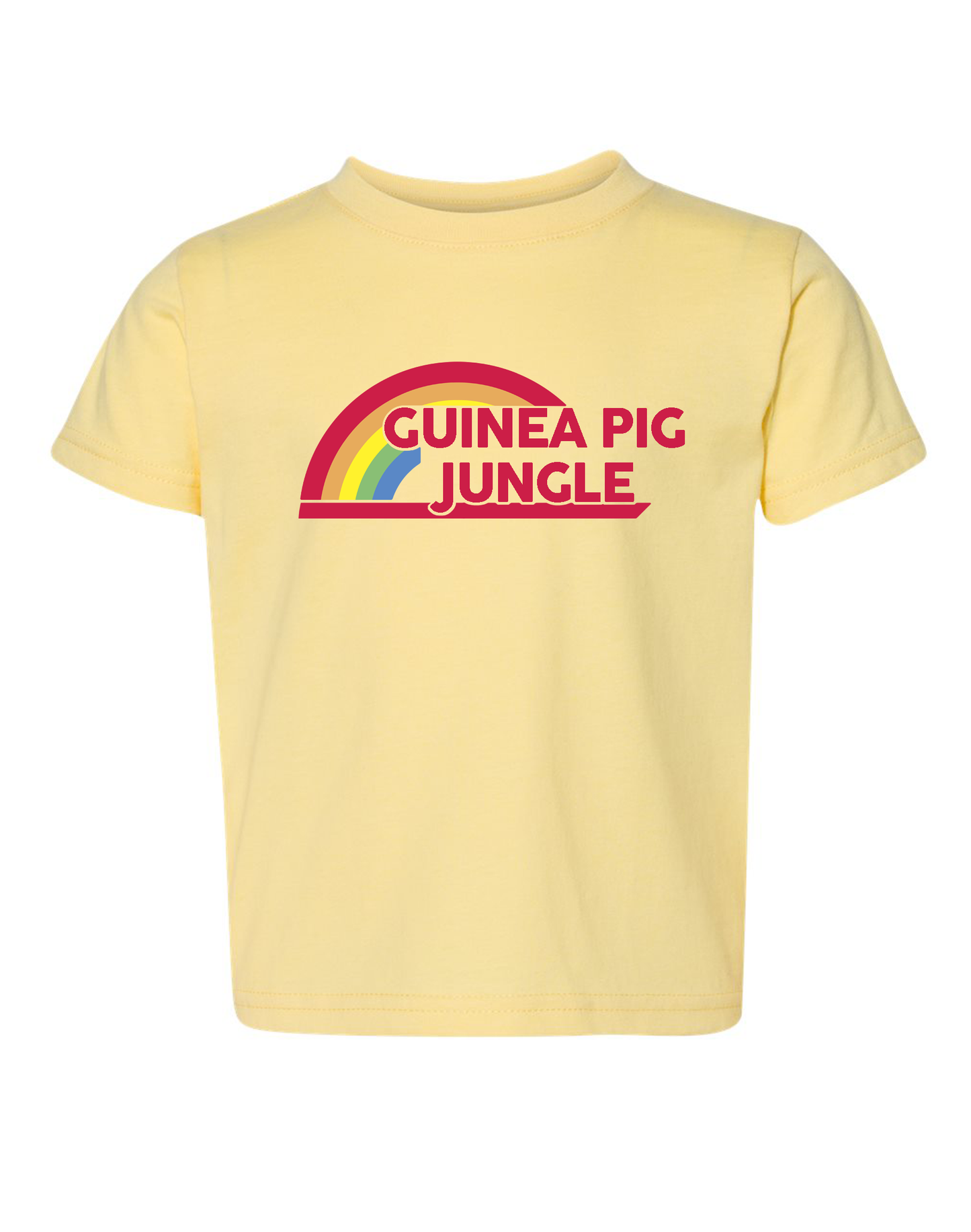 Guinea Pig Rainbow Toddler T-Shirt : Guinea Pig Jungle Shirt