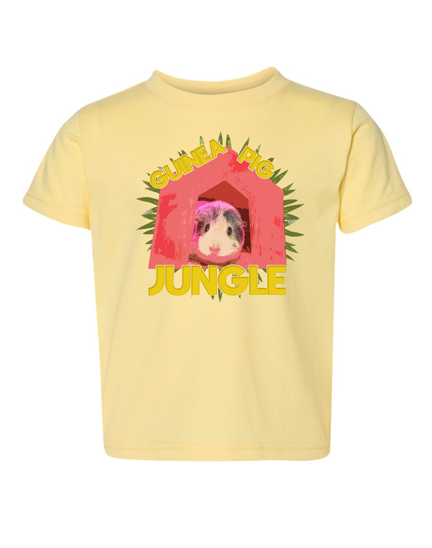 Disco Pig Toddler T-Shirt : Guinea Pig Jungle Shirt