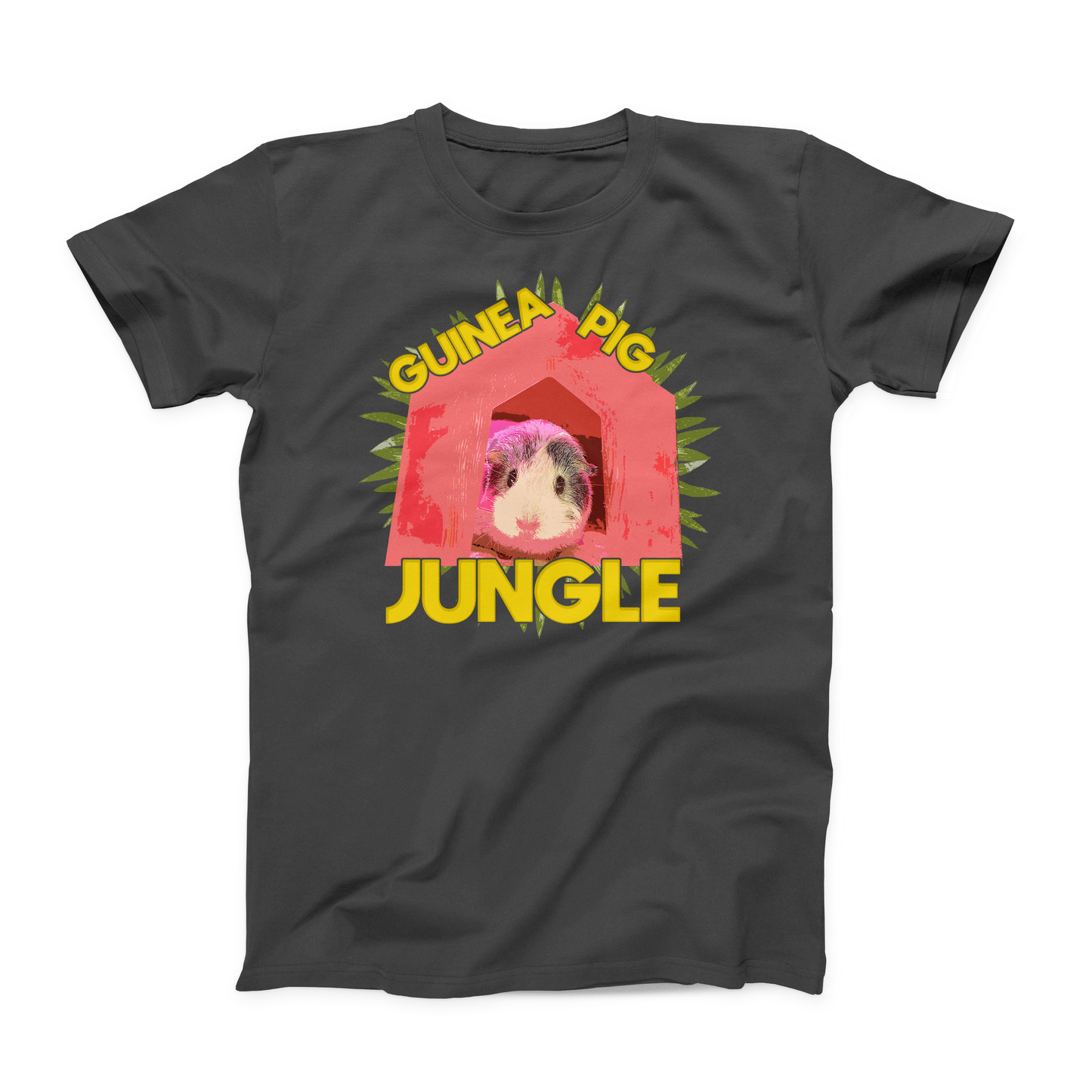 Disco Pig Adult T-Shirt : Guinea Pig Jungle Shirt: Unisex
