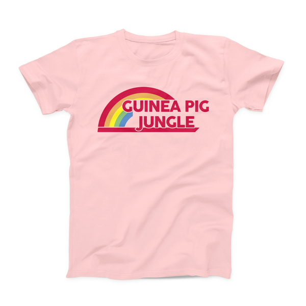 Guinea Pig Rainbow Adult T-Shirt : Guinea Pig Jungle Shirt: Unisex