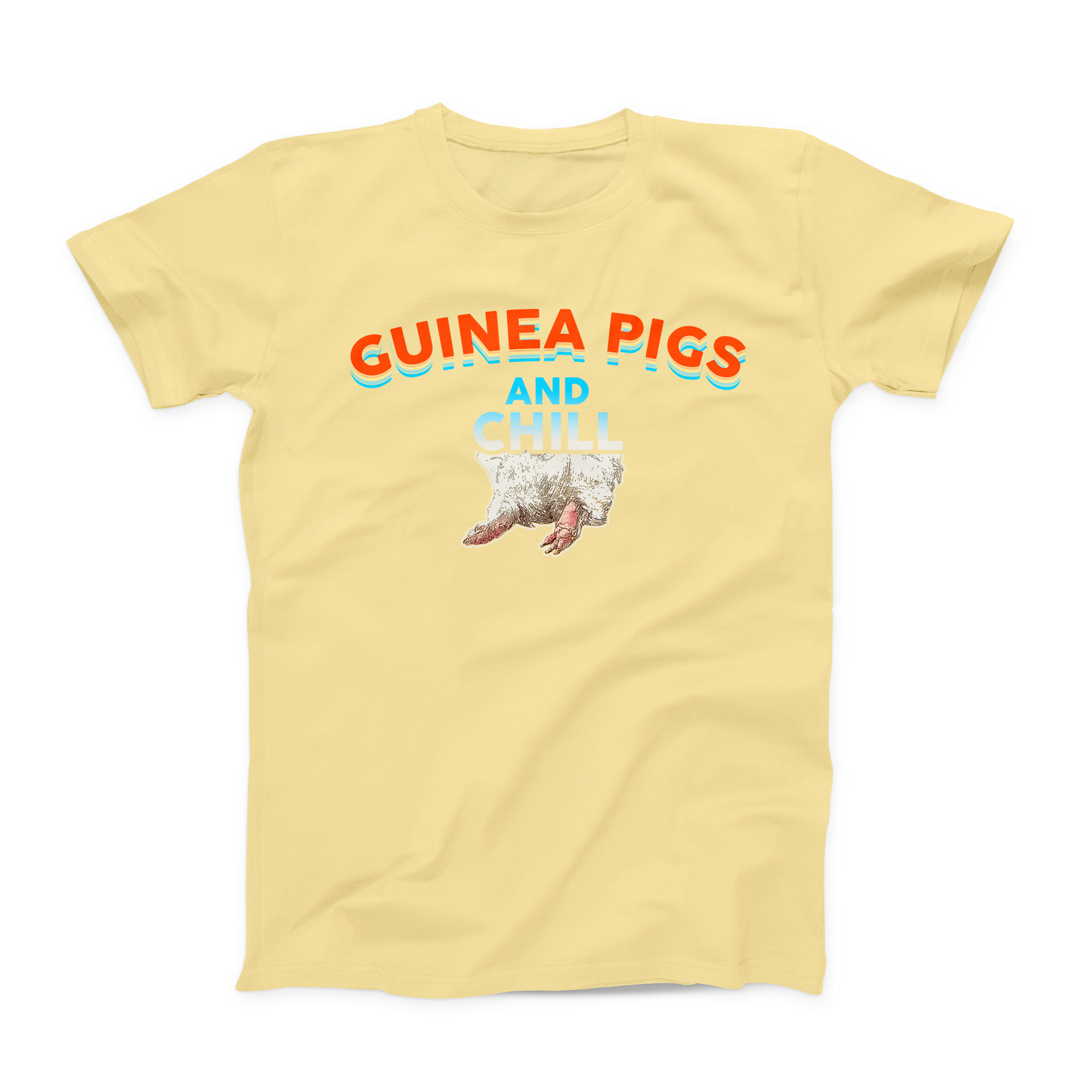 GUINEA PIGS AND CHILL Adult T-Shirt : Guinea Pig Jungle Shirt: Unisex
