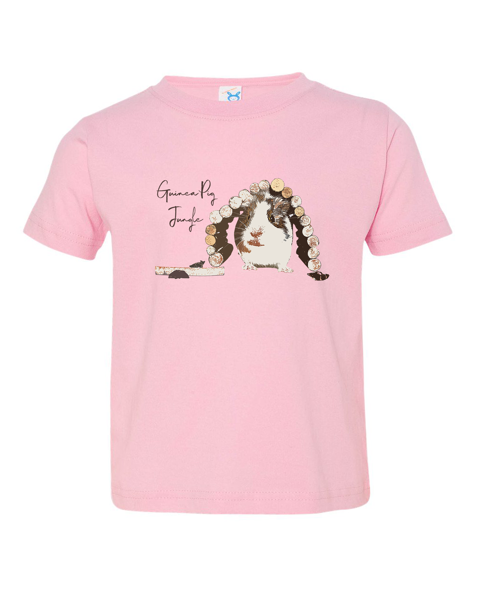 Guinea Pigs Tunnel Toddler T-Shirt : Guinea Pig Jungle Shirt