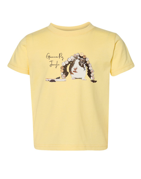 Guinea Pigs Tunnel Toddler T-Shirt : Guinea Pig Jungle Shirt