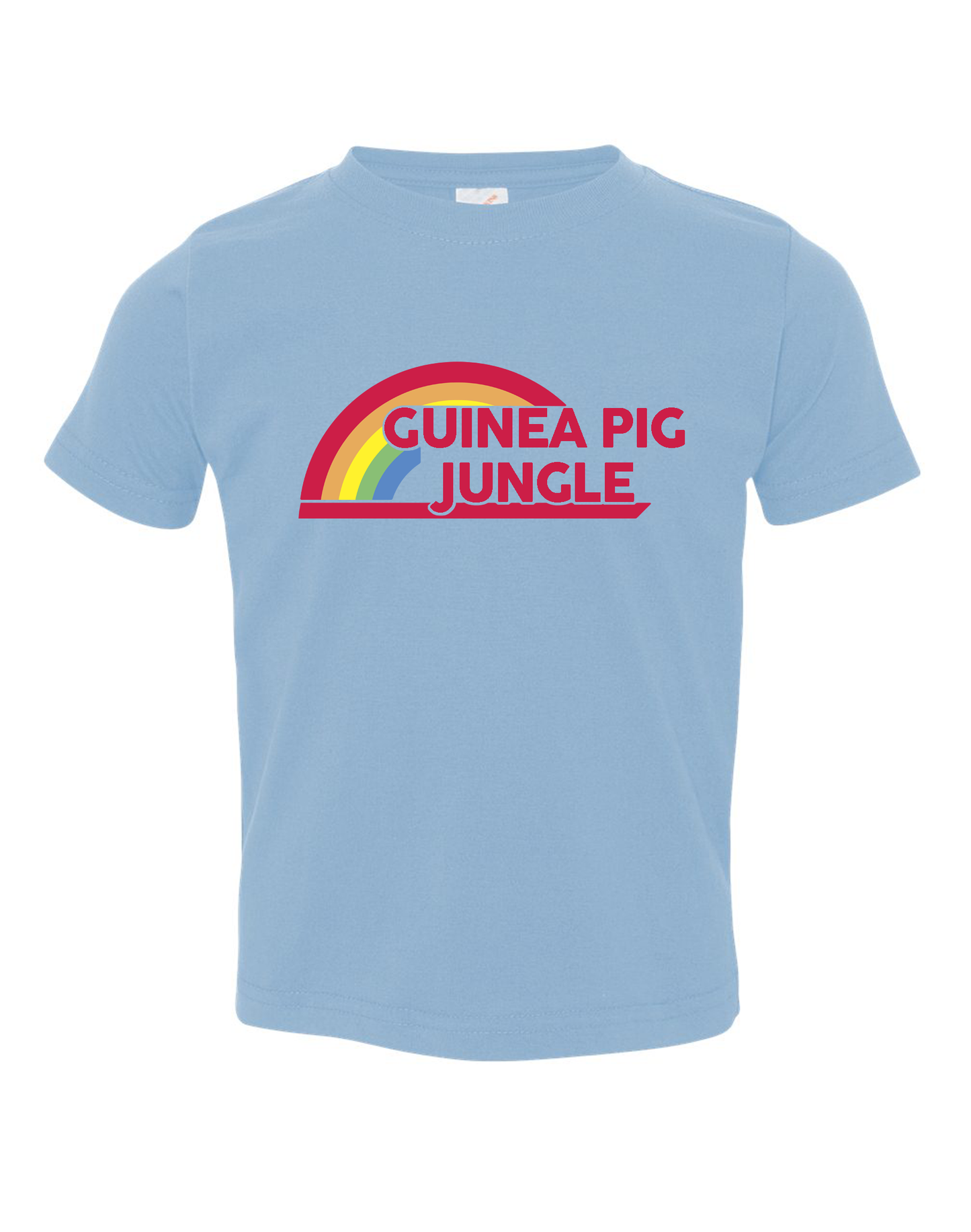 Guinea Pig Rainbow Toddler T-Shirt : Guinea Pig Jungle Shirt