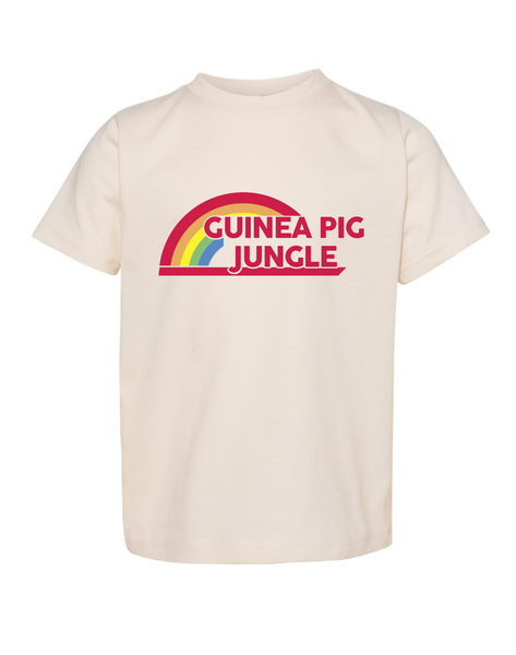 Guinea Pig Rainbow Toddler T-Shirt : Guinea Pig Jungle Shirt