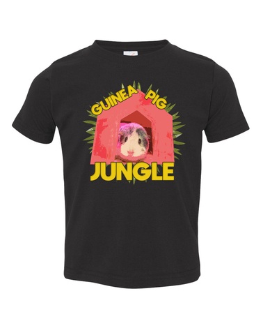 Disco Pig Toddler T-Shirt : Guinea Pig Jungle Shirt